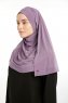 Ilay - Dunkelviolett Sandy Turban Hijab