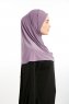 Ilay - Dunkelviolett Sandy Turban Hijab