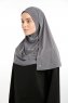 Ilay - Dunkelgrau Sandy Turban Hijab