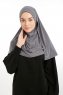 Ilay - Dunkelgrau Sandy Turban Hijab