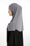 Ilay - Dunkelgrau Sandy Turban Hijab