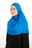 Feriha - Blau Viskose Turban Hijab