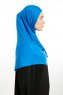 Feriha - Blau Viskose Turban Hijab