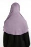 Feriha - Dunkelviolett Viskose Turban Hijab