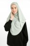 Bengi - Sand Micro Krep Turban Hijab