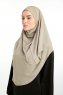 Bengi - Grün Micro Krep Turban Hijab
