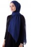 Hadise - Navy Blau Chiffon Hijab