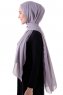 Hadise - Grau Chiffon Hijab