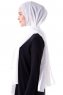 Hadise - Weiß Chiffon Hijab