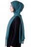 Hadise - Dunkelgrün Chiffon Hijab