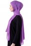 Hadise - Lila Chiffon Hijab
