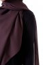 Hadise - Dunkelbraun Chiffon Hijab