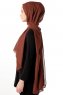 Hadise - Braun Chiffon Hijab