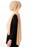 Hadise - Helles Senf Chiffon Hijab