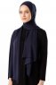 Neylan - Navy Blau Basic Jersey Hijab