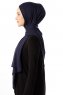 Neylan - Navy Blau Basic Jersey Hijab
