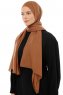 Esra - Hellbraun Chiffon Hijab