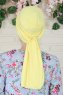 Amy - Gelb Baumwolle Turban - Ayse Turban