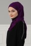 Amy - Lila Baumwolle Turban - Ayse Turban