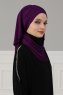 Amy - Lila Baumwolle Turban - Ayse Turban