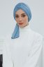 Amy - Sky Blue Baumwolle Turban