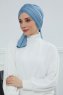 Amy - Sky Blue Baumwolle Turban