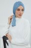 Amy - Sky Blue Baumwolle Turban