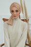 Amy - Sand Baumwolle Turban