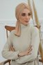 Amy - Sand Baumwolle Turban