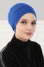 Stella - Blau Baumwolle Turban