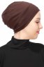 Stella - Braun Baumwolle Turban