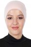 Stella - Altrosa Baumwolle Turban