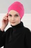 Stella - Fuchsie Baumwolle Turban