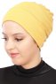 Stella - Senf Baumwolle Turban