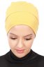 Stella - Senf Baumwolle Turban