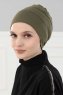 Stella - Khaki Baumwolle Turban