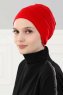 Stella - Rot Baumwolle Turban