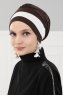 Elsa - Braun & Creme Baumwolle Turban