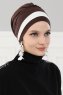 Elsa - Braun & Creme Baumwolle Turban