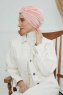 Laura - Altrosa Baumwolle Turban