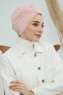 Laura - Altrosa Baumwolle Turban