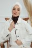 Laura - Creme Baumwolle Turban