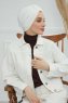 Laura - Creme Baumwolle Turban