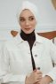 Laura - Creme Baumwolle Turban