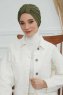 Laura - Khaki Baumwolle Turban