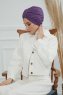Laura - Violet Baumwolle Turban
