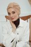 Laura - Sand Baumwolle Turban