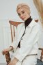 Laura - Sand Baumwolle Turban