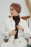 Laura - Caramel Baumwolle Turban