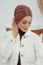 Laura - Caramel Baumwolle Turban